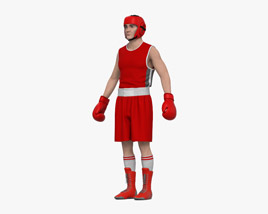 业余拳击手 3D模型