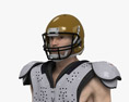 American Football Protective Clothing Modelo 3d