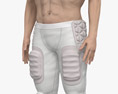 American Football Protective Clothing 3Dモデル