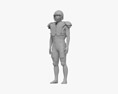 American Football Protective Clothing 3d model