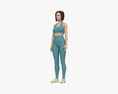 Fitness Woman 3D 모델 