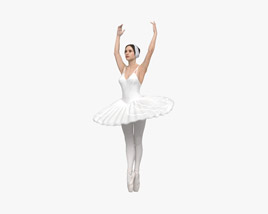 芭蕾舞女演员 3D模型