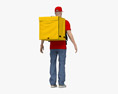 Food Delivery Man Modello 3D
