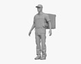 Food Delivery Man Modelo 3D