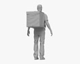 Food Delivery Man Modelo 3d