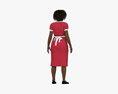 Hotel Maid African-American 3d model