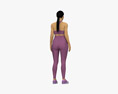 Fitness Woman Middle Eastern 3D-Modell