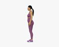 Fitness Woman Middle Eastern 3D-Modell