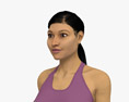 Fitness Woman Middle Eastern 3D模型