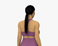 Fitness Woman Middle Eastern 3Dモデル