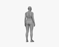 Fitness Woman African-American 3d model
