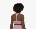 Fitness Woman African-American 3d model