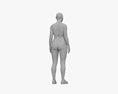 Fitness Woman African-American 3D модель