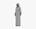Middle Eastern Woman in Hijab 3D-Modell