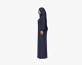 Middle Eastern Woman in Hijab 3D 모델 