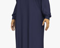 Middle Eastern Woman in Hijab 3d model