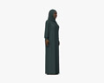 African-American Woman in Hijab 3D-Modell