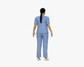Nurse Middle Eastern 3D модель