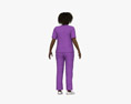 Nurse African-American 3D модель