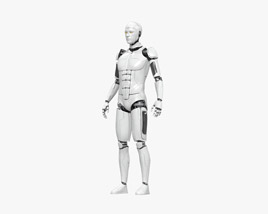 Cyborg Male 3D model