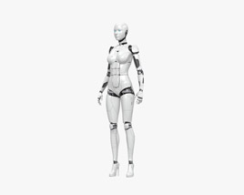 Cyborg Female 3D model