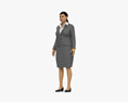 Business Woman Middle Eastern 3D 모델 