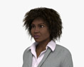Business Woman African-American 3d model