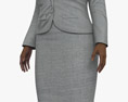 Business Woman African-American Modelo 3d
