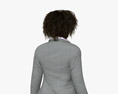 Business Woman African-American Modelo 3D