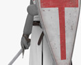 Crusader Knight 3d model