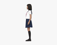 Japanese Schoolgirl 3d model