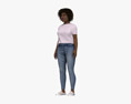 Generic Woman African-American 3D-Modell