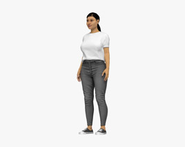 Generic Woman Middle Eastern 3D model