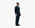 Middle Eastern Man in Suit 3d model