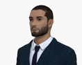 Middle Eastern Man in Suit Modello 3D