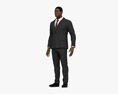 African-American Man in Suit 3Dモデル