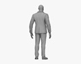 African-American Man in Suit Modelo 3D