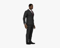 African-American Man in Suit 3D 모델 