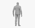 African-American Man in Suit Modello 3D