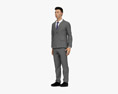 Asian Man in Suit Modello 3D
