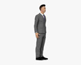 Asian Man in Suit Modelo 3D