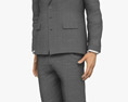 Asian Man in Suit Modèle 3d