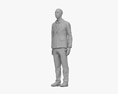 Asian Man in Suit Modello 3D