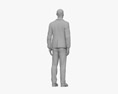 Asian Man in Suit 3D 모델 