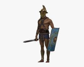 African Gladiator 3D model