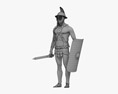 African Gladiator 3Dモデル