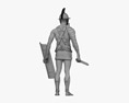 African Gladiator 3D модель