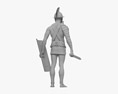 African Gladiator Modello 3D