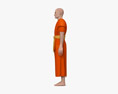 Buddhistischer Mönch 3D-Modell