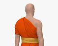 Monge budista Modelo 3d